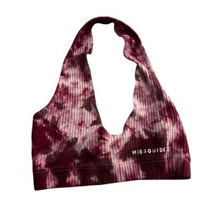 Pink and Burgundy Bralette